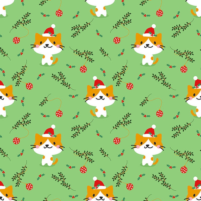 Happy Kitty Custom Wrapping Paper
