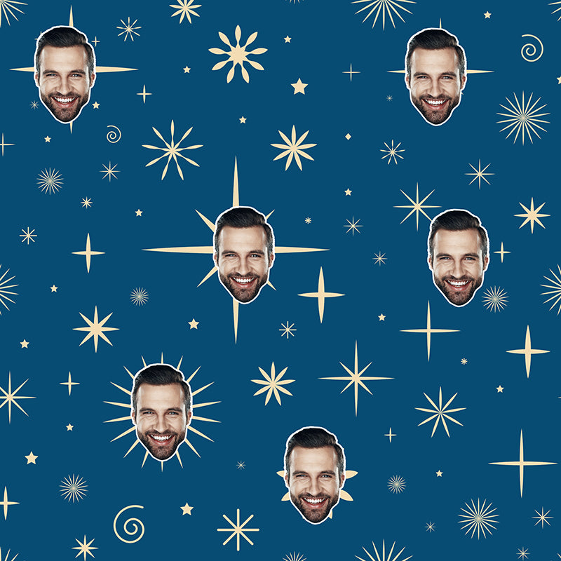 Counting Stars Custom Wrapping Paper