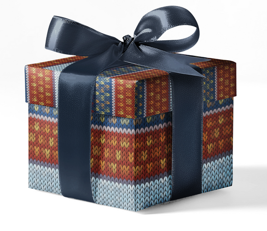 Red Ugly Sweater Custom Wrapping Paper