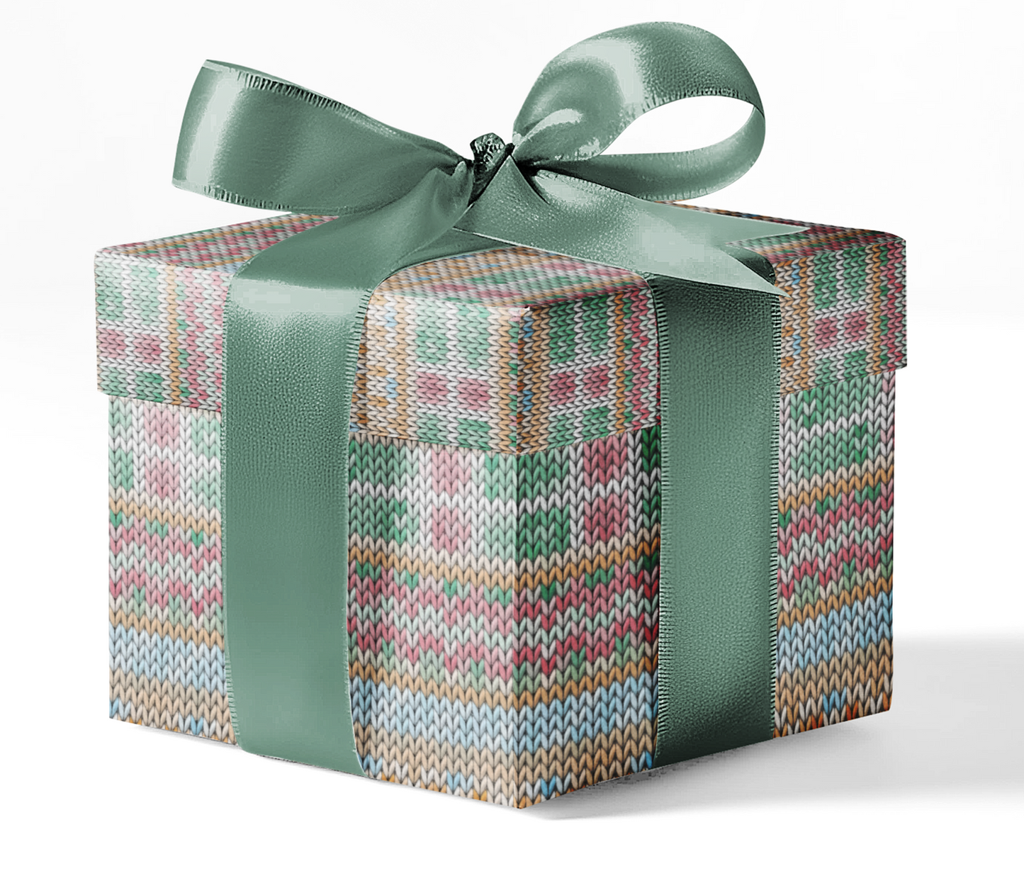 Mint Ugly Sweater Custom Wrapping Paper